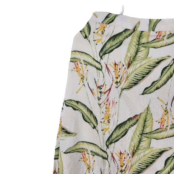 BCBGMAXAZRIA Women's Tropical-print Asymmetrical Midi Skirt - various sizes - Picture 3 of 9
